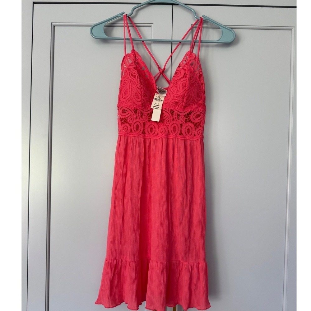 NWT Victoria's Secret PINK Lace lingerie dress bride bachelorette XS honeymoon